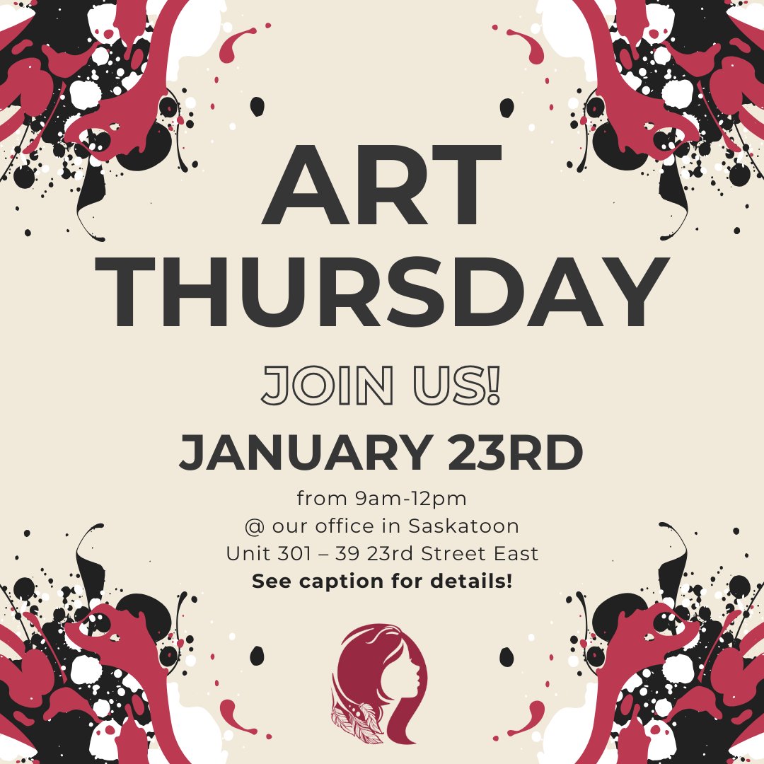 EfrySask's tweet image. 🎨 Art Thursday 🎨
This week, we’re doing painting! Join us tomorrow Jan 23rd, 9AM–12PM, at the EFSK Community Space for a relaxing and creative morning. All supplies provided!
#EFSK #ArtThursday #ArtForHealing #Saskatoon