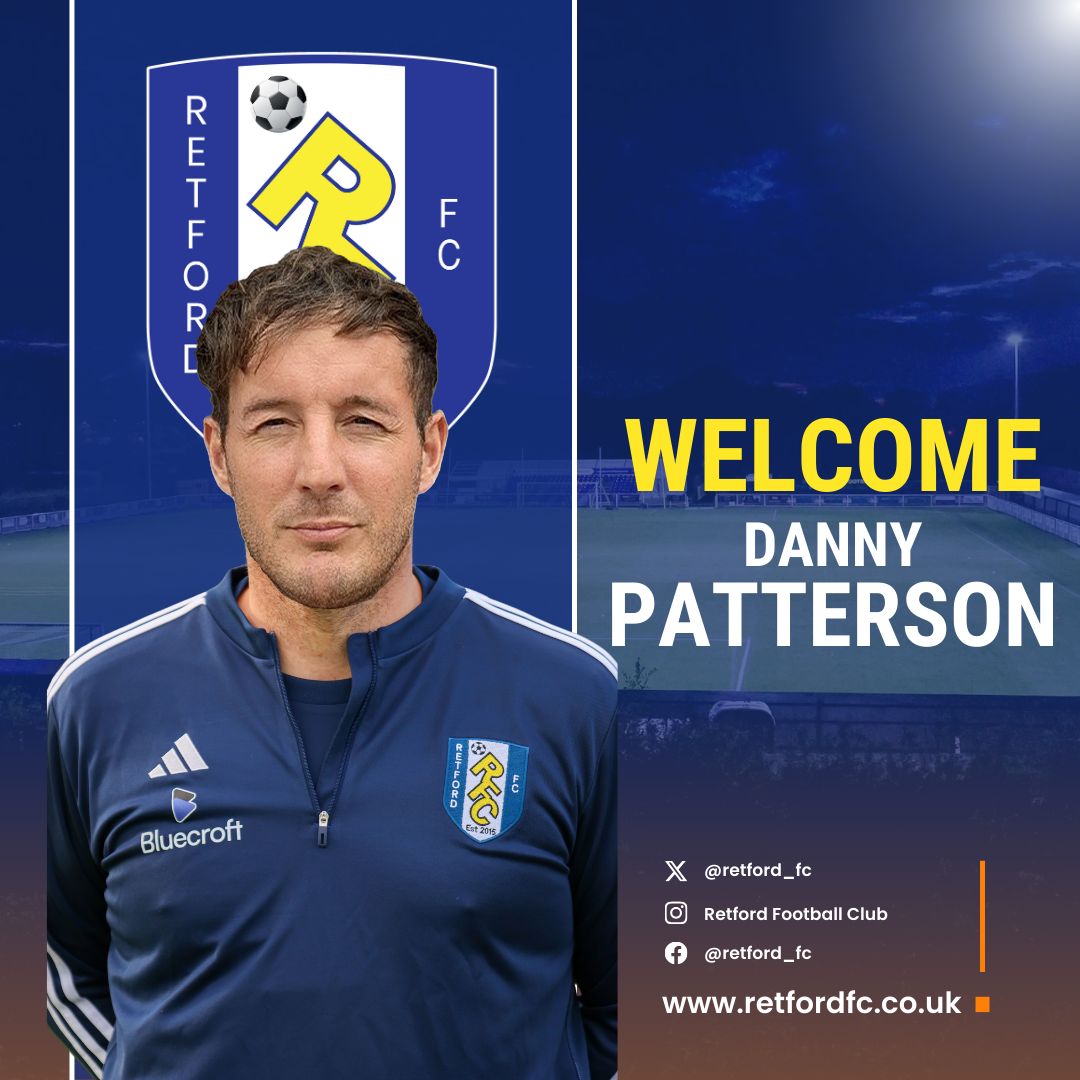 Welcome...𝐃𝐀𝐍𝐍𝐘 𝐏𝐀𝐓𝐓𝐄𝐑𝐒𝐎𝐍 

Read more at: retfordfc.co.uk