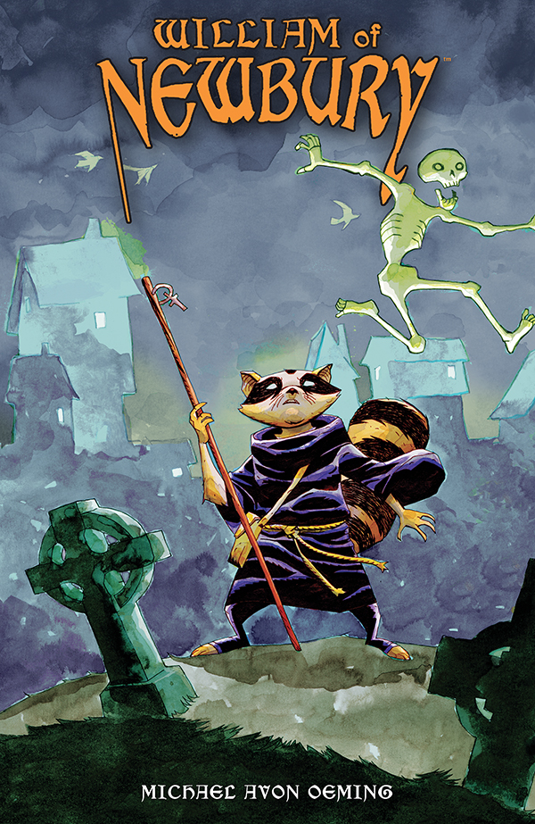 DarkHorseComics's tweet photo. William of Newbury is now available in a paperback collection! Details: https://t.co/xKuQYJt9SP
Follow William of Newbury as he negotiates with thieves, evades his brother and the church, and battles the undead and evil spirits.
Collects issues #1-4 of the anthropomorphic supernatural series by @Oeming