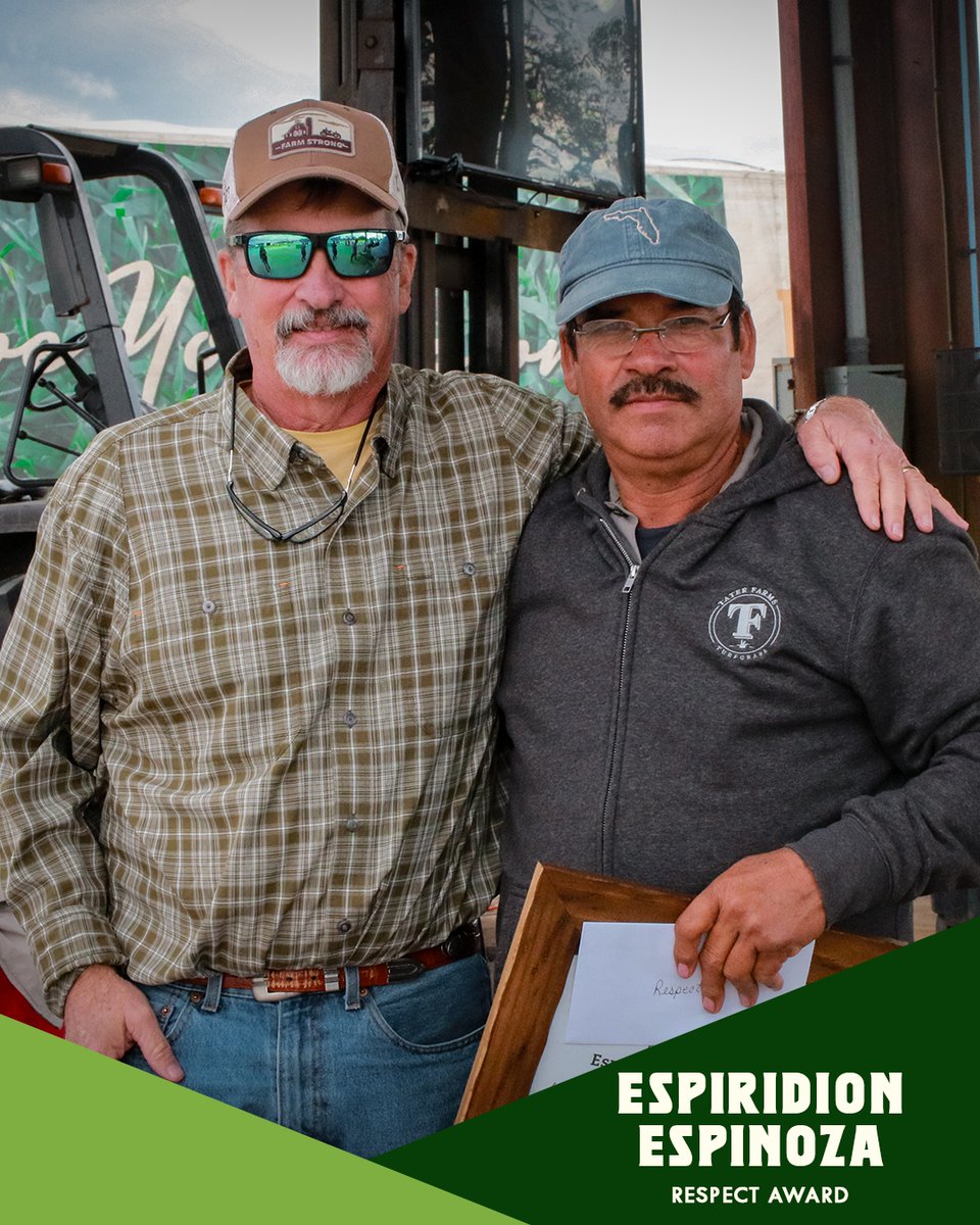 taterfarms's tweet photo. For over a decade, Espi has led by example—treating every peer and customer with kindness, dignity, and professionalism. His skills in fabrication, welding, and turf care are unmatched, but his character truly sets him apart. Thank you, Espi, for inspiring us all! 👏 #TaterFarms https://t.co/IPmI0fDYcb