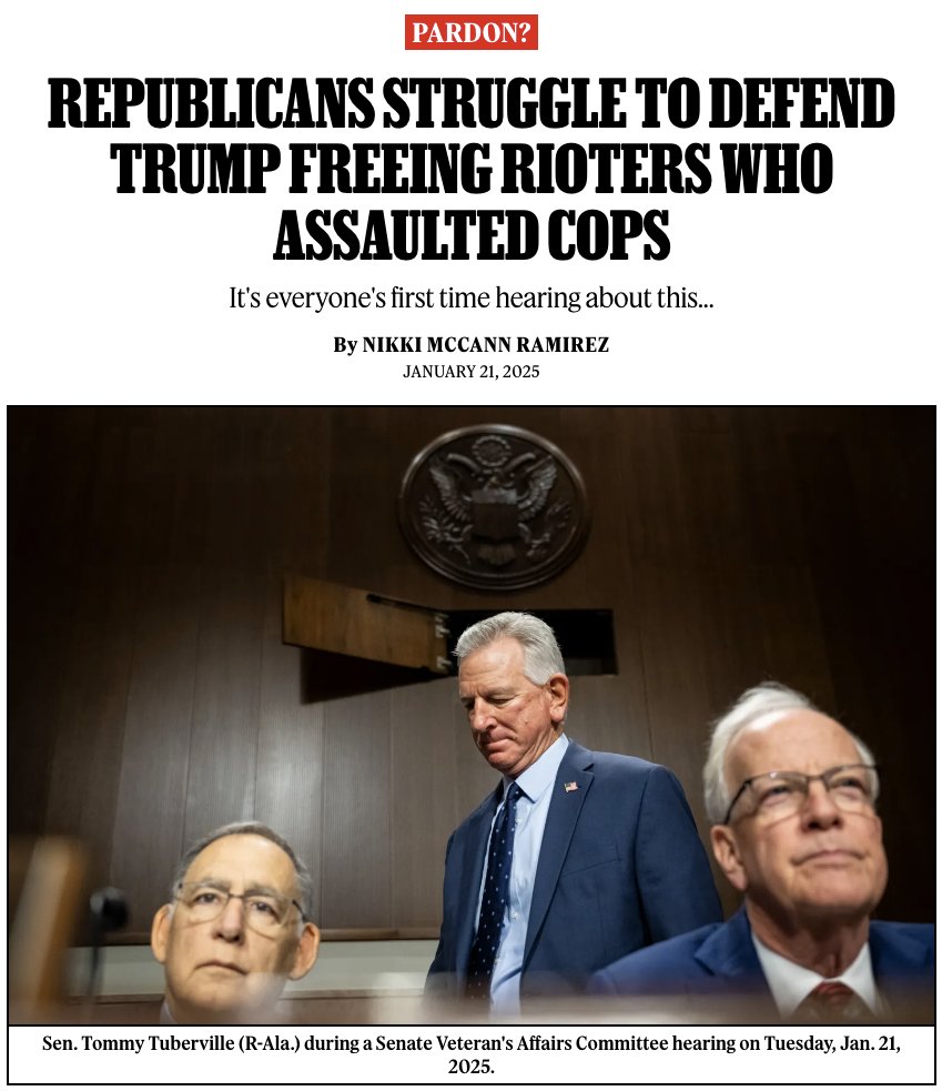 RollingStone's tweet photo. For all the racket raised by Republicans accusing the Biden administration of allowing violent criminals to run rampant in American cities, there is little outrage over the president’s decision to release hundreds of Jan. 6 rioters.

Story: https://t.co/GjjMpbnhLL https://t.co/ndDHB4Bmjw