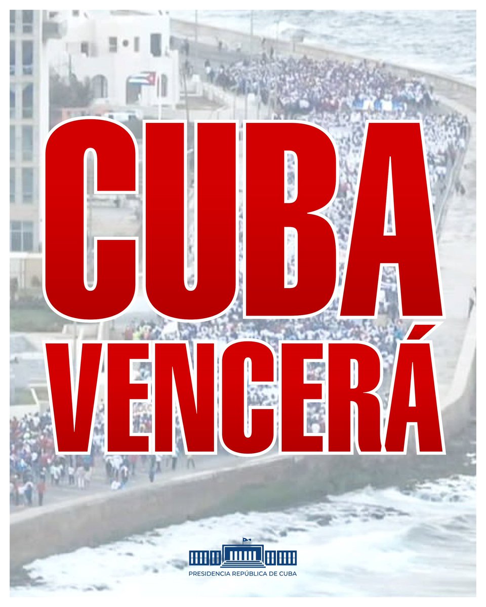 No importa cuanto intenten quieran aplastar nuestros sueños o nuestra metas...Cuba se sobrepone y sigue adelante ...#noalbloqueo #CubaEsRevolución #EtecsaTeAcompaña