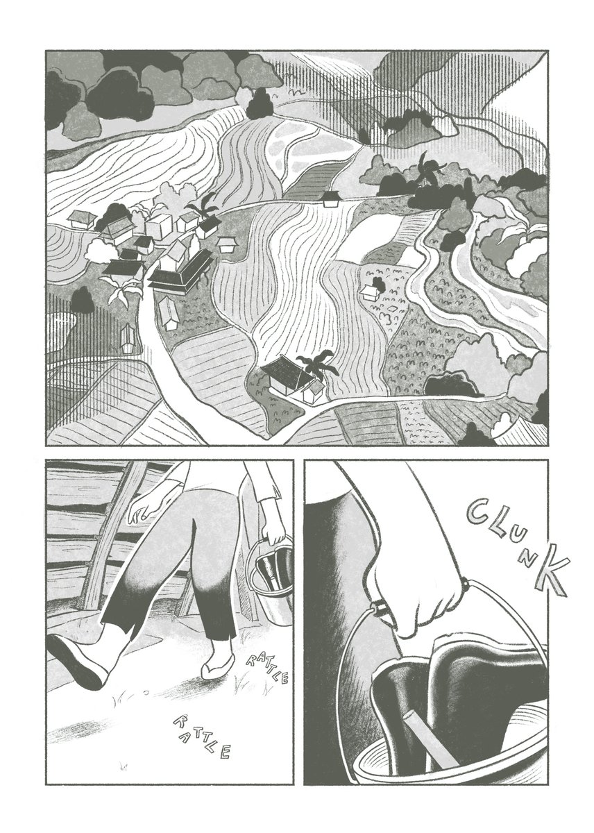 First 18 pages of Pearl Hunting - my 72pg folk horror manga✨
(1/6) 