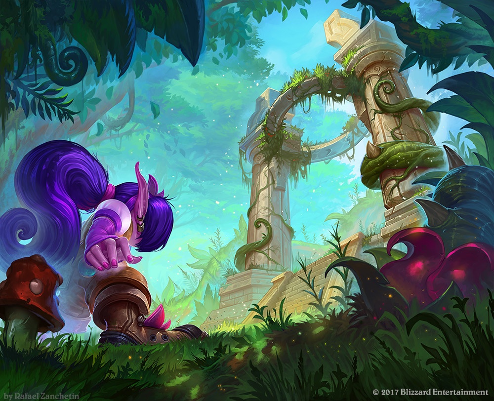 Hearthstone Lore Fact of the Day #573

Did you know that the Waygate is a Titanic portal that has been inactive for a very long time?🤔
It led into the Sholazar Basin, in the Un’Goro crater. However, in Hearthstone, with such overwhelming powerful energy, it warped time itself!🧐
