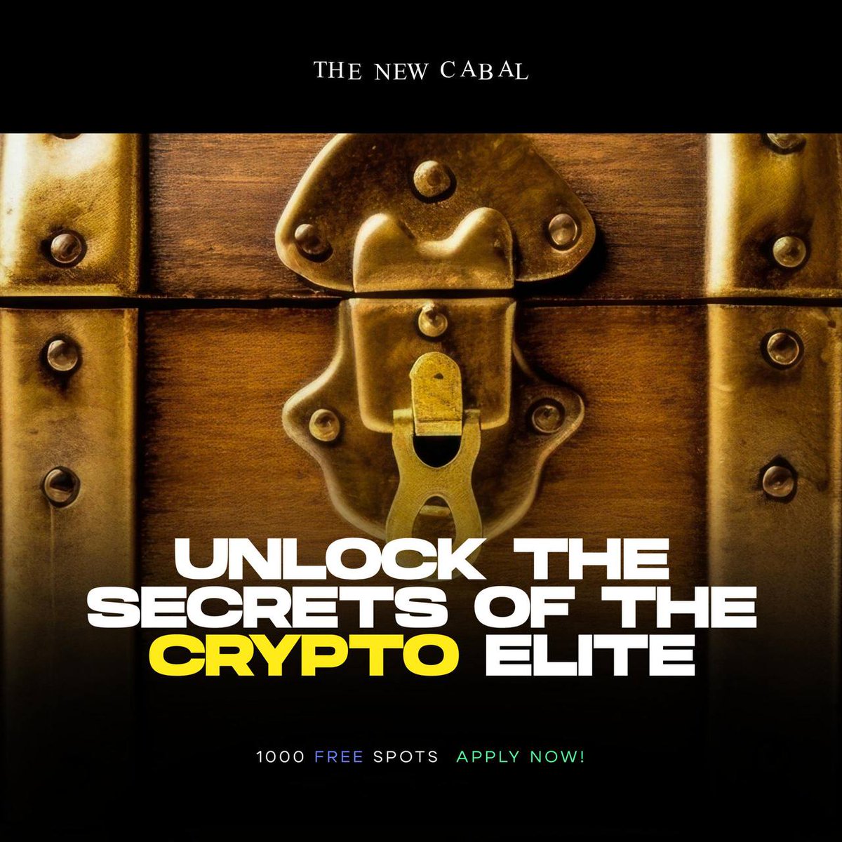 TheNewCabals's tweet photo. LIMITED TIME OPPORTUNITY! ⏰

Want to join the crypto elite? 🤑 "The New Cabal" is offering:

🚀 Guaranteed 10x-50x launches
🛠 Strategies from crypto's sharpest minds
🌍 A network of serious market movers

And the best part? 1,000 spots are FREE now (worth $2,000+ later)! 🤯

👉 Apply today to secure your edge! https://t.co/Y9pk7SH7XB

#TheNewCabal #Crypto