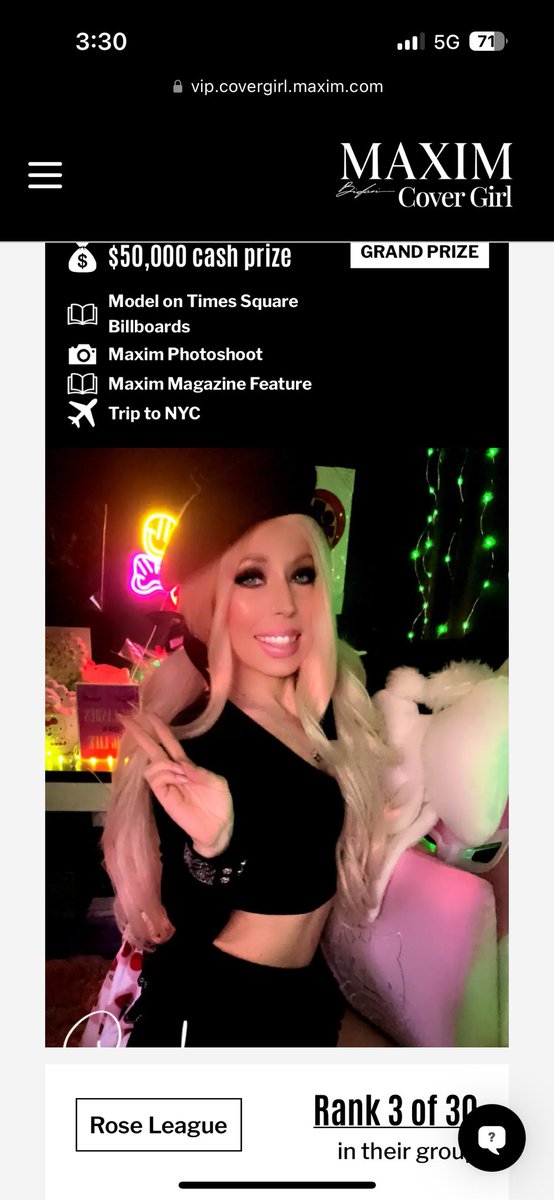 Glambabydoll1's tweet photo. https://t.co/gYHJAcpTz7
 Please vote 🗳️ friends! @MaximMag xoxo 😘❤️‍🔥❣️🎉💖💓#Maxim #Maximmagazine #Model #Tampamodel #Glambabydoll #Tampa #Florida #Barbie #Glamorous #Beautyinfluencer #Makeupartist #Fashionmodel https://t.co/GnLi5IGmfN
