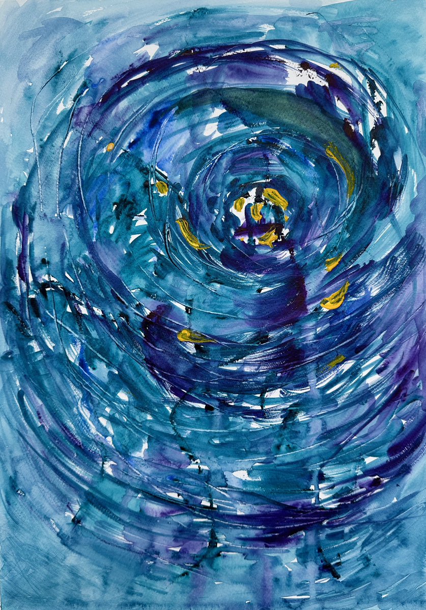 <a href="/KingofheartNfts/">king of heart</a> 👋King 💙Quickly achieve the right state through an energy painting✨🩵

Look at the energetic art.

✨Energy of Abundance✨ 
From the watercolor collection 'Cosmic Energies'.

1/1 • 111 XTZ

🔗 objkt.com/tokens/KT1D5gE…