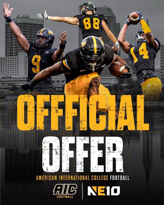 JASON PIERRE JEAN (@jasonjeann90) on Twitter photo After a great conversation with <a href="/CoachHulk54/">Coach Hulk</a> I’m excited to say I have Received an Offer from AIC!
Thank you so much to the coaches for the opportunity <a href="/CoachHulk54/">Coach Hulk</a> <a href="/CoachChipka/">Dan Chipka</a> <a href="/CoachMikeBlock/">Michael Blochowski</a> After a great conversation with <a href="/CoachHulk54/">Coach Hulk</a> I’m excited to say I have Received an Offer from AIC!
Thank you so much to the coaches for the opportunity <a href="/CoachHulk54/">Coach Hulk</a> <a href="/CoachChipka/">Dan Chipka</a> <a href="/CoachMikeBlock/">Michael Blochowski</a>