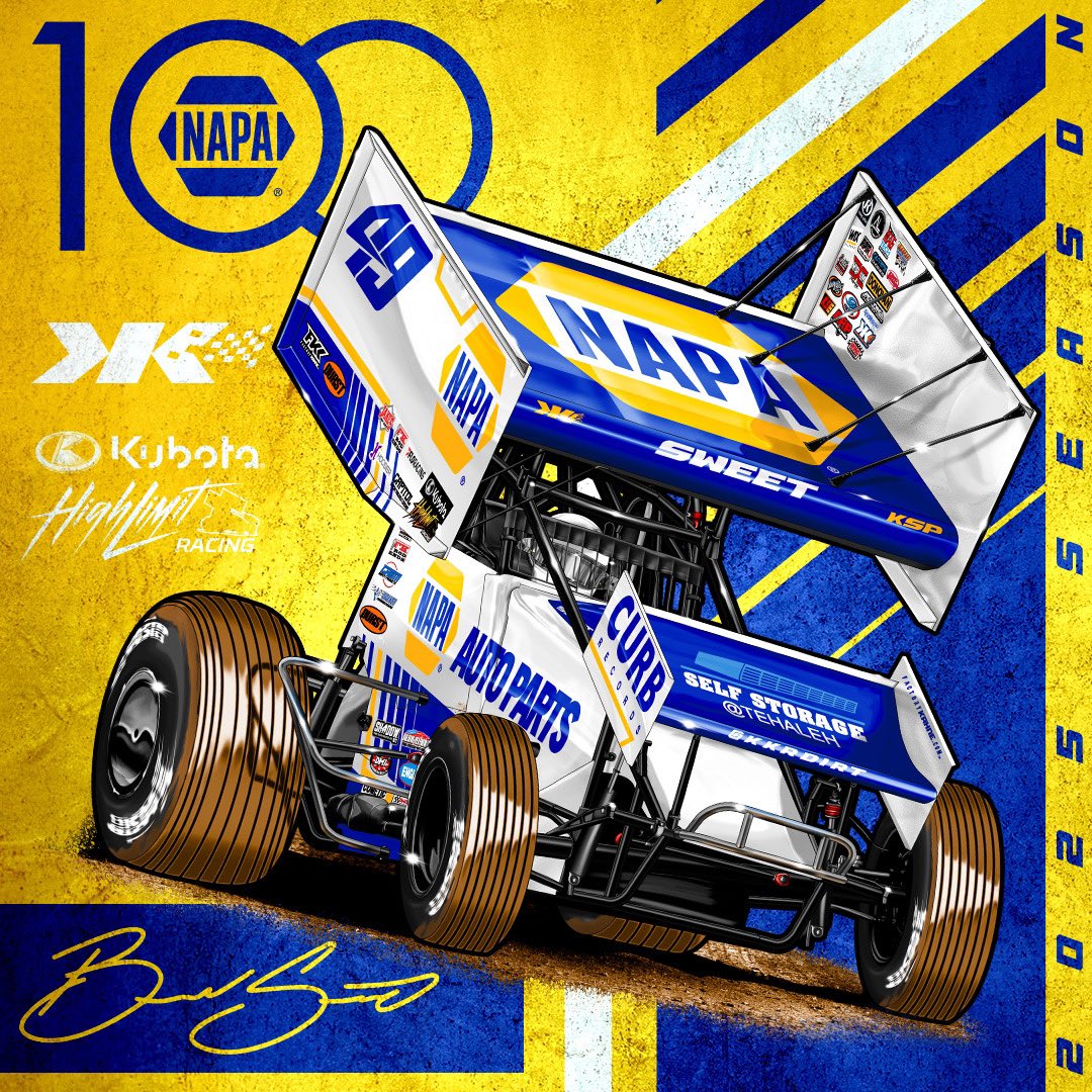 NAPA Racing (@naparacing) on Twitter photo The time is near for the return of the reigning champion.
๐ต๐กโช๏ธ
A clean, new look for the #teamNAPA No. 49 machine awaits <a href="/bradsweetracing/">BradSweetRacing</a> for <a href="/HighLimitRacing/">High Limit Racing</a> in 2025, as <a href="/theNAPAnetwork/">The NAPA Network</a> celebrates our 100th anniversary. The time is near for the return of the reigning champion.
๐ต๐กโช๏ธ
A clean, new look for the #teamNAPA No. 49 machine awaits <a href="/bradsweetracing/">BradSweetRacing</a> for <a href="/HighLimitRacing/">High Limit Racing</a> in 2025, as <a href="/theNAPAnetwork/">The NAPA Network</a> celebrates our 100th anniversary.