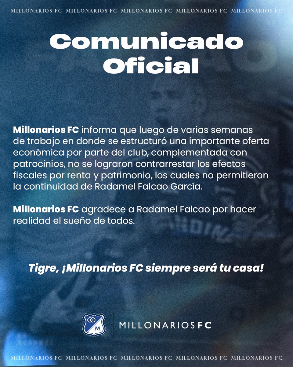 Millonarios FC tweet media