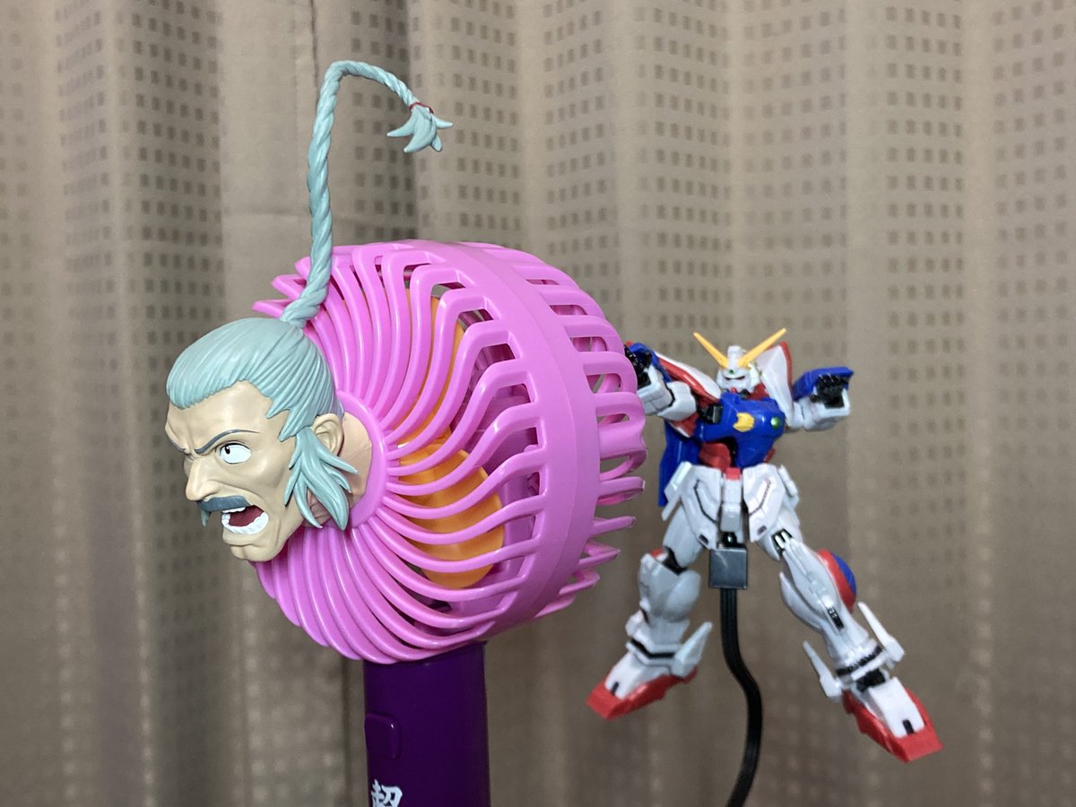 一番くじ #Gガンダム 今回の本命B賞「超級覇王電影弾 ハンディ扇風機