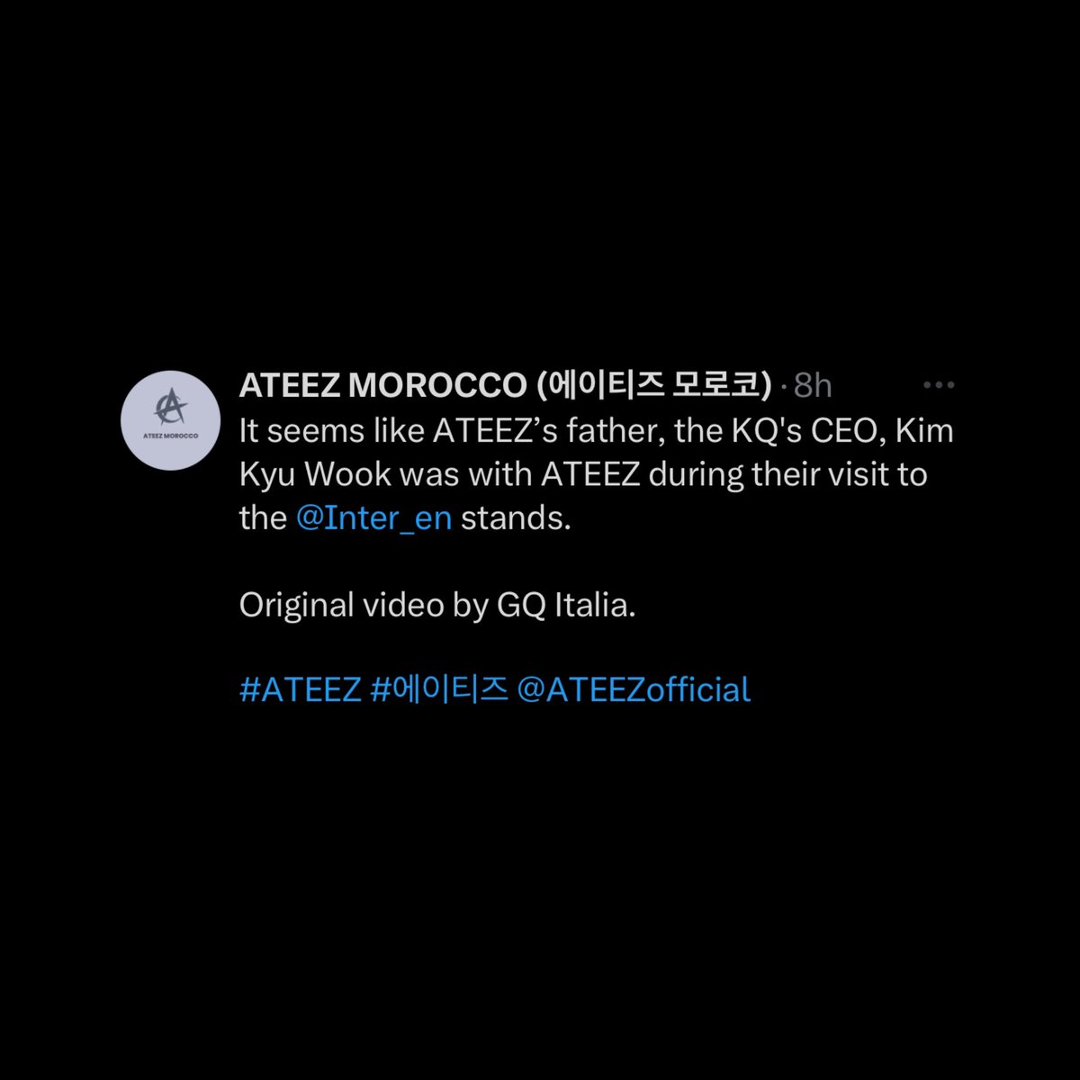 ATEEZ MOROCCO (에이티즈 모로코) tweet media