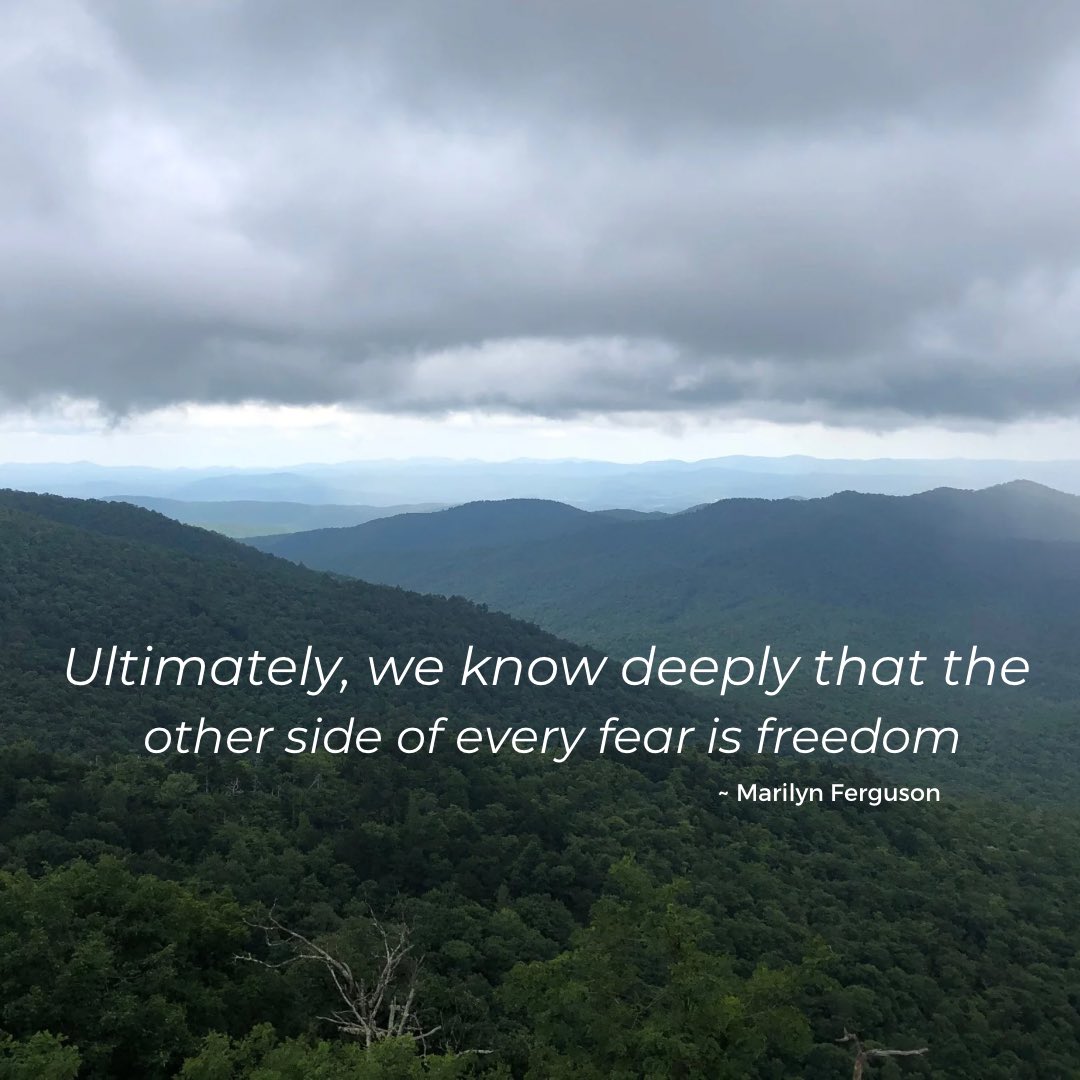 MonicaLMFT's tweet photo. I was found this quote today and it hit me. When I face the fear and let go I do experience freedom.  The freedom to be curious, to fail, to learn and to grow.   When I stay stuck on fear, I stay stay stuck and can’t or don’t move forward.  Are you ready to face  your fears? https://t.co/DbF3h4HZfs