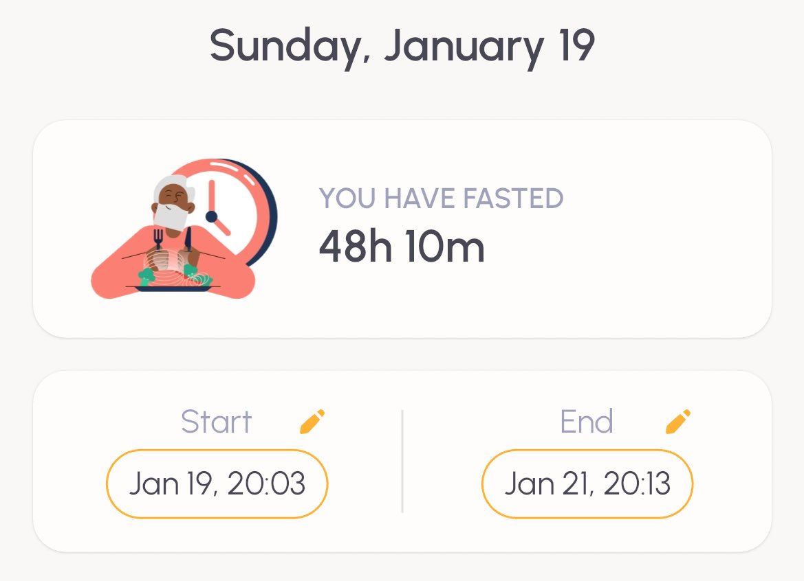 cherrydietts's tweet photo. 21.01.2025
- well finished my fast w only 2 days in
- broke the fast w a chicken soup and tuna sandwich 
- drank 1.5L today https://t.co/ToUmMCiYpD