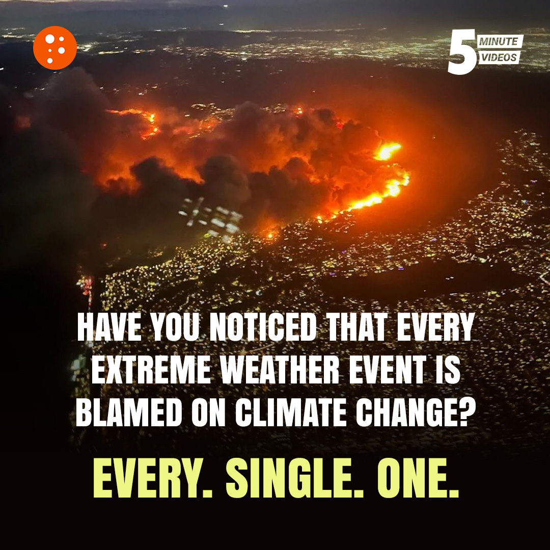 prageru's tweet photo. Too hot? Climate change. Too cold? Climate change. But does the data support these claims?

Earth scientist Matthew Wielicki debunks myths about extreme weather. 

Watch now at PragerU.