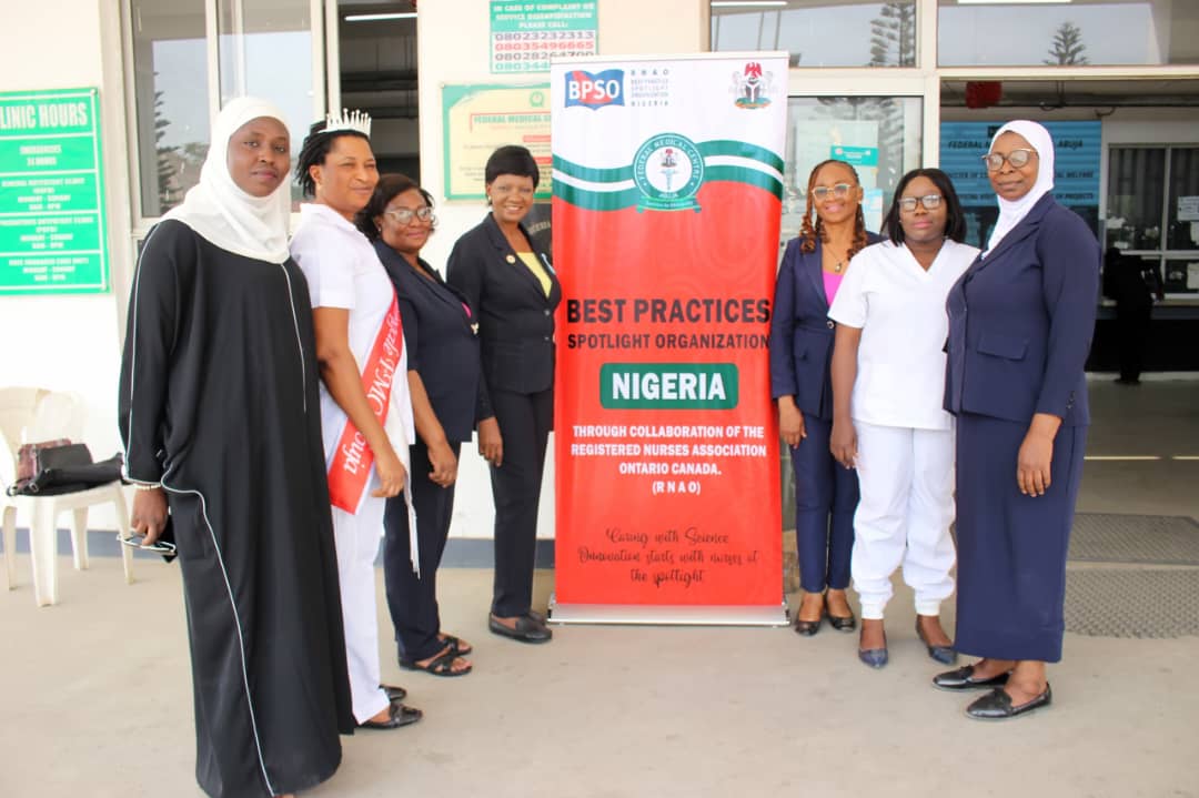 *FMC ABUJA NURSES LEAD THE WAY IN EVIDENCE-BASED PRACTICES!*

In a groundbreaking achievement, the Nurses Services of FMC Abuja led  by Mrs Obi Dolores is pioneering the implementation of Best Practice Spotlight Organization