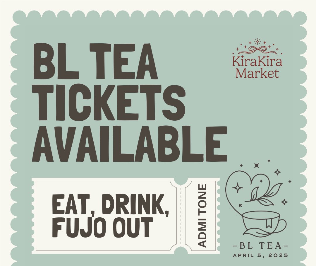 Calling all Tea-loving Fujin! If you’re in the DFW area or will be in April, you do not want to miss this amazing event. Learn more here: kirakiramarket.carrd.co/?fbclid=PAZXh0…