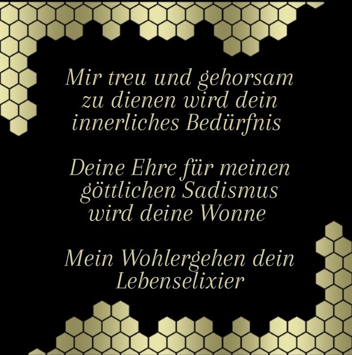 Miss_ENarcotic's tweet photo. #twitterperlen #treue #gehorsam #bedürfnis #lebensinhalt #slave #Training #domina #heaven #ehre #goddess
Lass dich von mir brechen und Formen um wahre Unterwerfung und Erfüllung zu erfahren
Erleben
Durchleben
Leben https://t.co/Nr43ALarvH