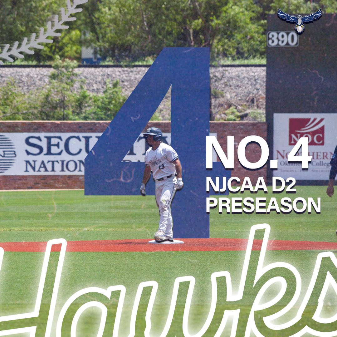 DII Preseason Ranking 🔥🦅
Season starts on 23 days 🗓️⚾️

#humhawks