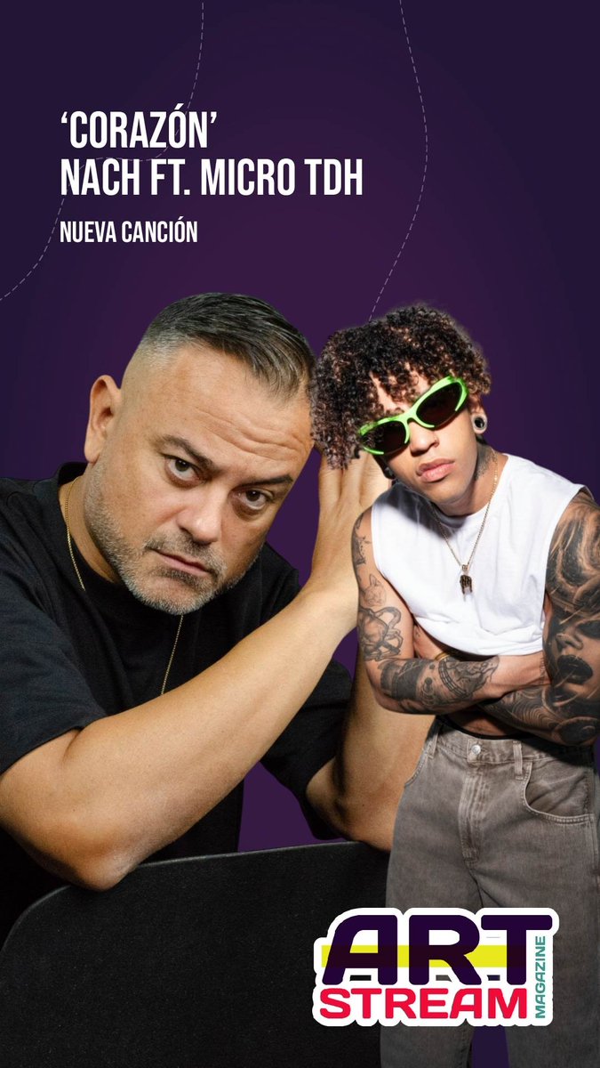 El legendario <a href="/Nachsoyyo/">Ignacio Fornes NACH</a> se une a <a href="/MicroTDH/">Micro TDH</a> para lanzar un nuevo sencillo llamado 'Corazón' 🫀

Más Info en 👉🏻 artstmagazine.com/nach-lanza-cor…