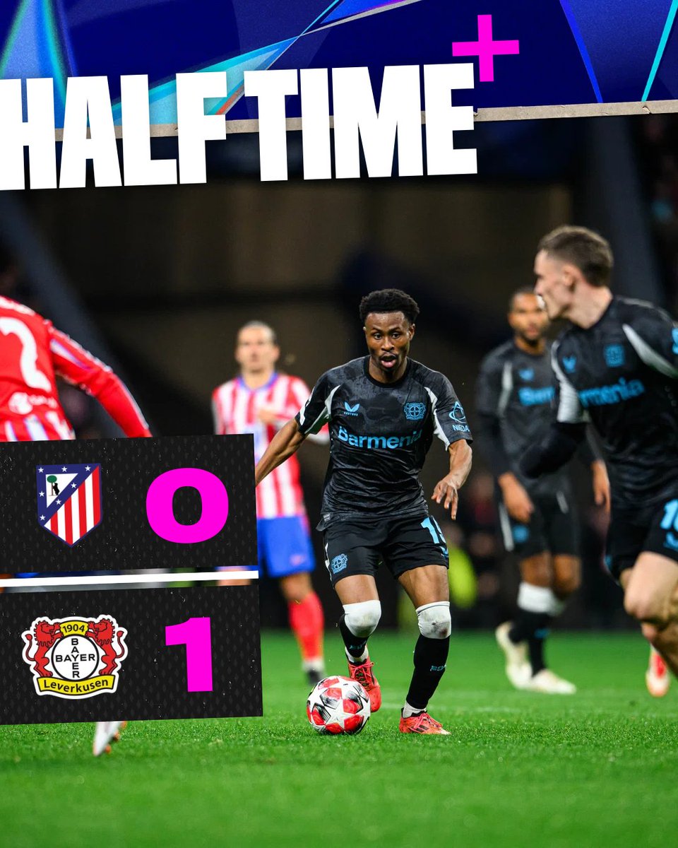 GioSchick's tweet photo. 🚨MI-TEMPS : 1 -0

PATRIK SCHICK 🐐 POURRAIT FAIRE SON ENTRER EN SECONDE MI-TEMPS POUR ECRASER L'HORRIBLE ATLETICO MADRID

RAPPEL PRONOSTIC : 5-1 AVEC UN TRIPLE DE PATRIK 💥

#AtletiB04 #ldc #ucl #bayer04 #wirtz https://t.co/0Z8cdojyKy