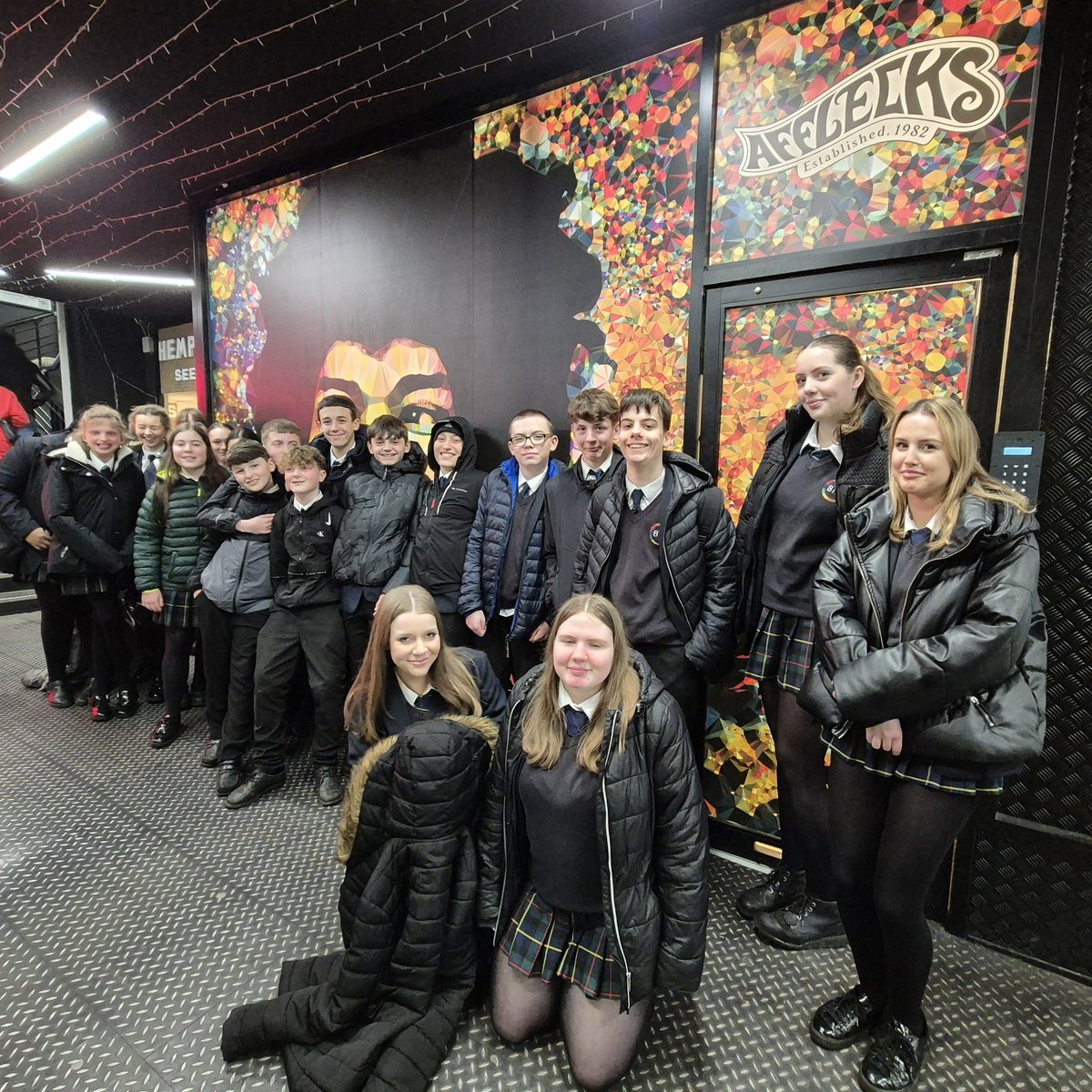 BthccFood's tweet photo. Our Year 9s had a fabulous time on Scranchester food tour of Manchester today. They learnt all about how smell affects taste, as well as sampling some of Manchester's finest 'scran'. Massive thanks to our amazing guide, Rob @scranchestermcr @bthcc_college #FoodEdToday https://t.co/8Q1dCnB2G5