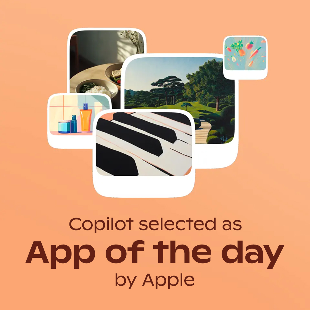 Well, train my model and call me Sally — Apple recognized my new features and experience for App of the Day 🎉 msft.it/6019UJsHS