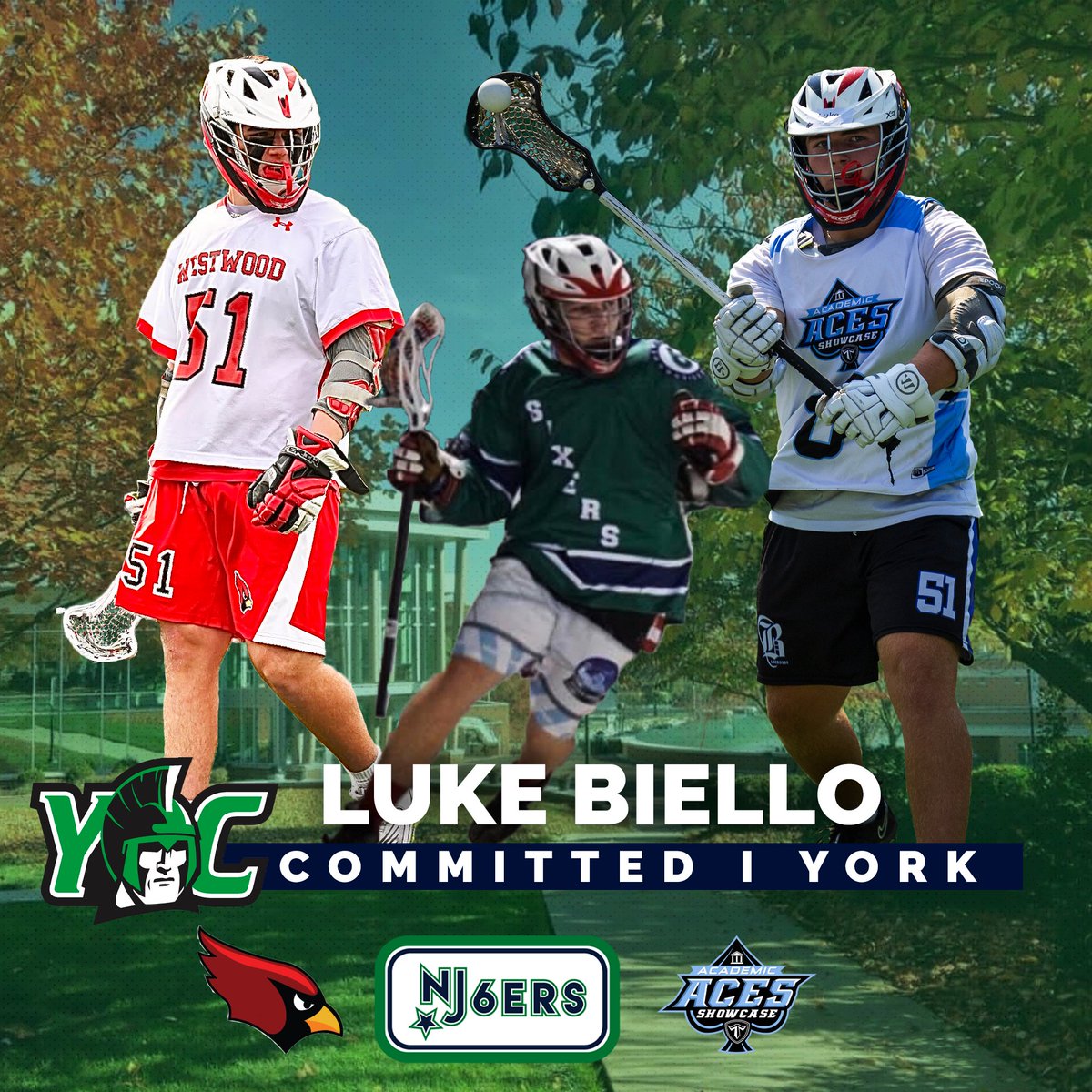 TrilogyLacrosse's tweet photo. Congrats to Trilogy &amp; Sixers alum Luke Biello on his commitment to York this past Fall! https://t.co/blBxVeqqay