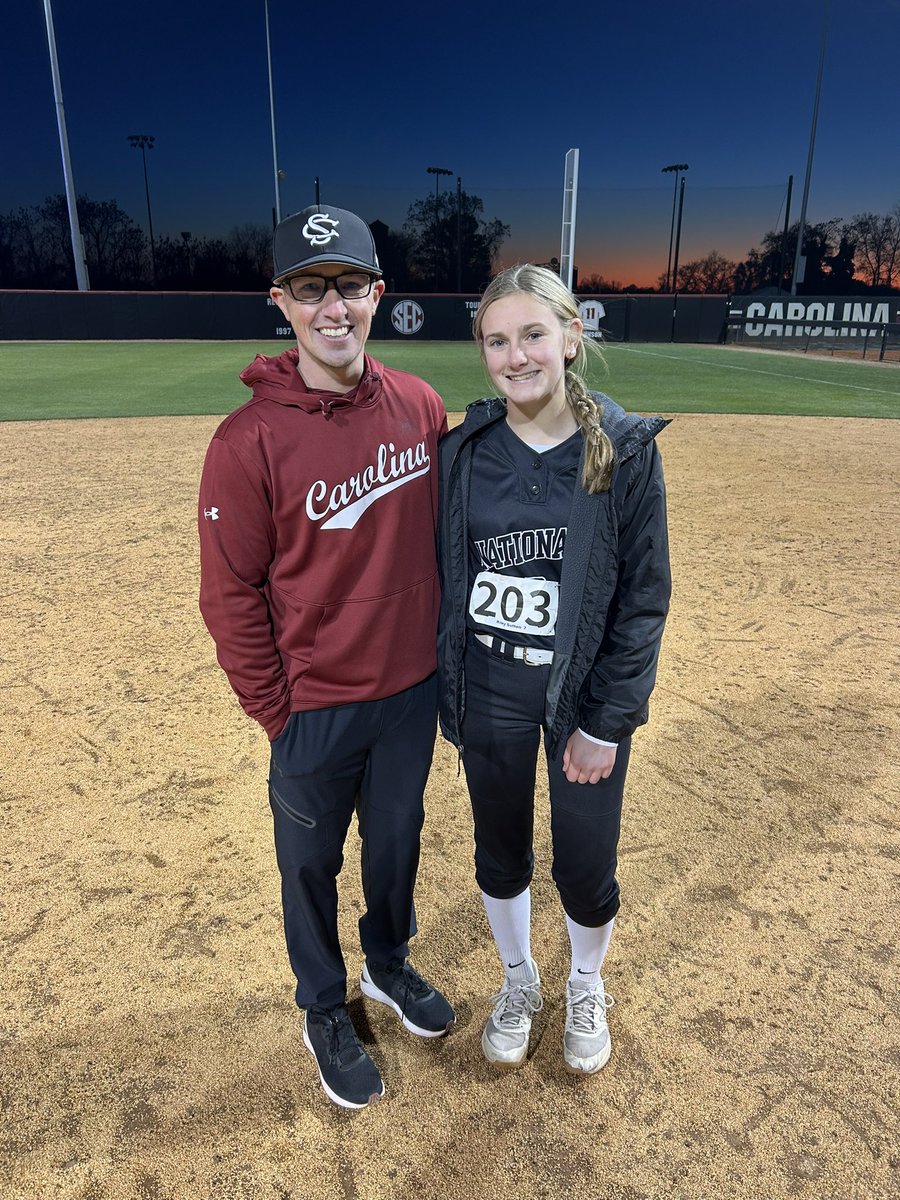Thank you <a href="/GamecockSoftbll/">South Carolina Softball</a> for a great camp yesterday! I’m excited to use the new drills I learned. A big thank you to <a href="/ashleychastain/">Ashley Chastain Woodard</a> <a href="/KatieRBrowder/">Katie Rietkovich Browder</a> <a href="/kkrupit/">Kassidy Krupit</a> <a href="/jodydavidson/">Jody Davidson</a> &amp; <a href="/CoachZack21/">Zack Parsons</a> for a great time this weekend! <a href="/Nationals_Coach/">Chris Sanford</a> <a href="/NationalsCC/">Nationals Fastpitch Team</a> @JohnSars_Nats <a href="/T_Batts3/">Terry Batts</a>