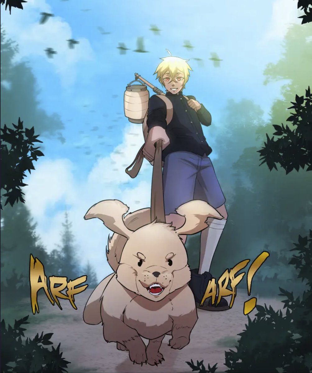 I'm the marketing intern here and I have NO idea what to say about what happened this weekend...

So here is a picture of an anime dog from the <a href="/dingalingts/">dingaling</a> short comic! 

Read it here voyce.me/series/element…