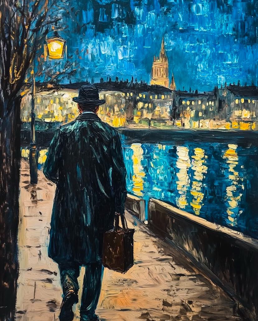 Şair, uyanmadan rüyanı gerçekleştiremezsin. 

{Van Gogh/ Lyon}