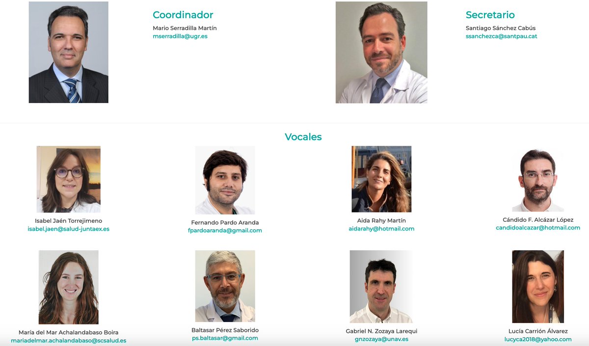 Muy orgulloso de  coordinar la nueva Junta de la Sección de HBP de la AEC rodeado de este  equipo de profesionales. Trabajaremos duro para fomentar la participación  de todos sus miembros, con ilusionantes proyectos que daremos a conocer  en breve...