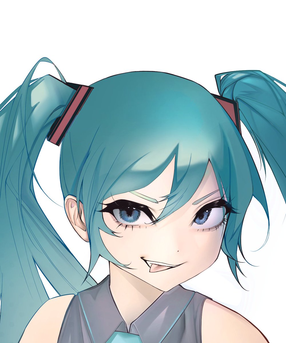 Koatsuh's tweet image. hatsune miku stop killing me!