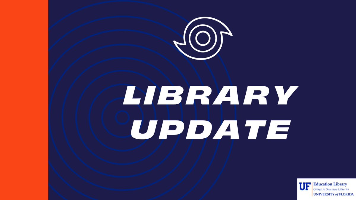 UF Education Library tweet media