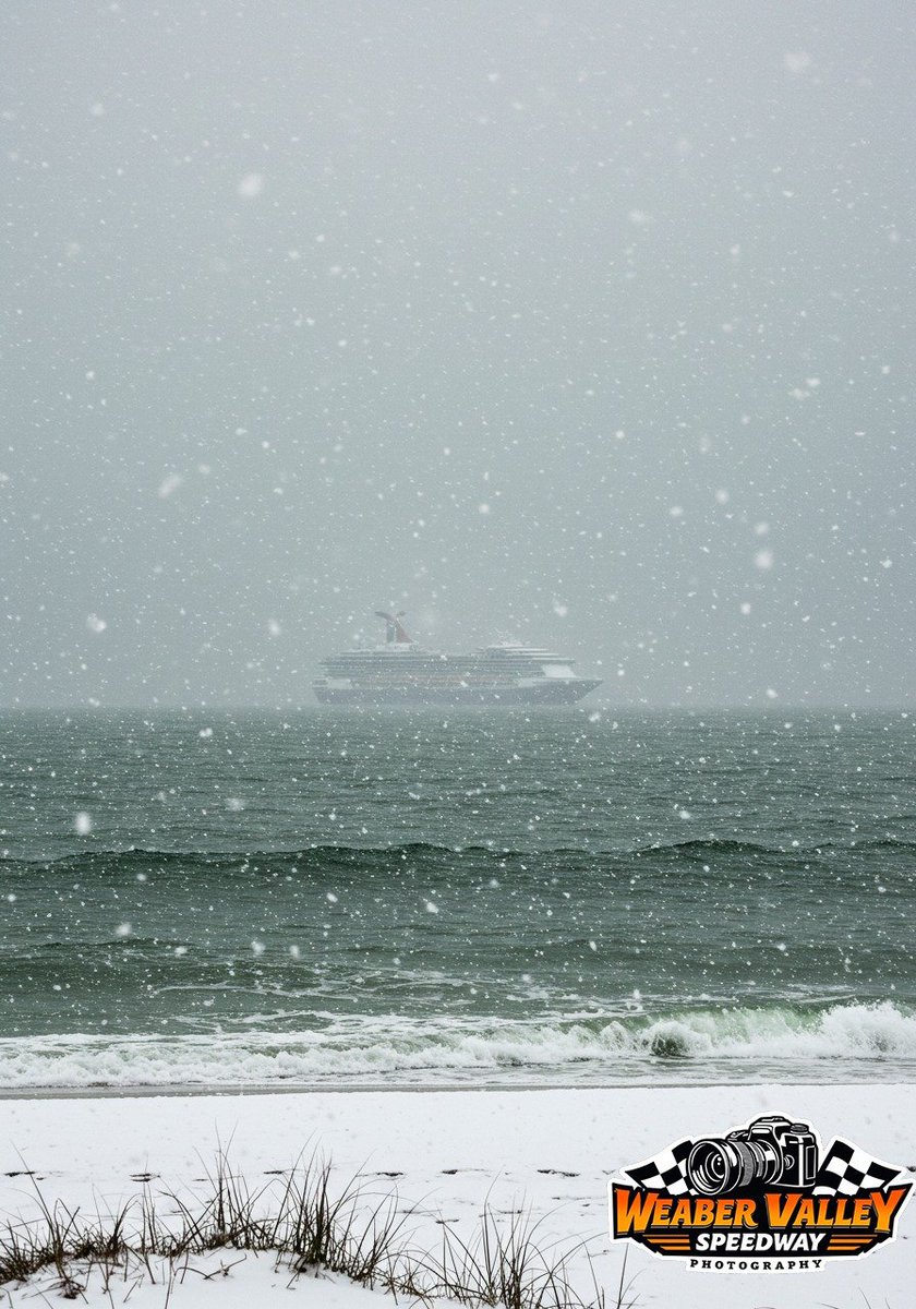 celinatruckstop's tweet photo. The snow is really coming down in Pensacola, FL via Jebediah at @WeaberValley