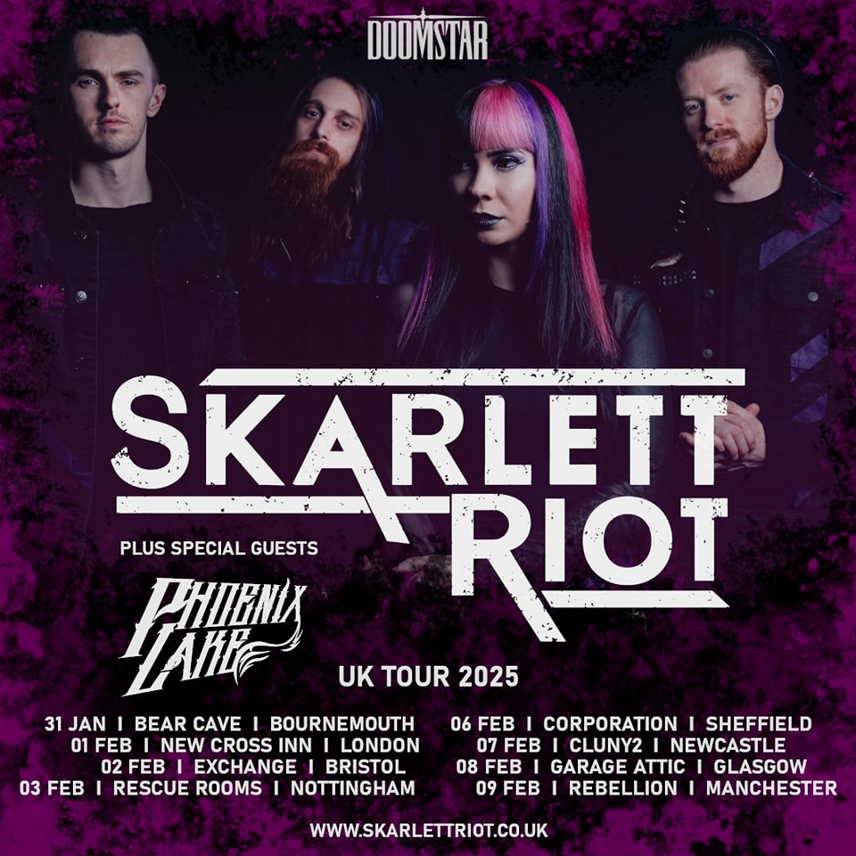 LoudEnoughMagazine (@loudenoughzine) on Twitter photo UK TOUR NEWS:
UK's <a href="/SkarlettRiot/">Skarlett Riot</a> have made a lot of new friends and playing bigger venues thanks to some good support slots, so now is the chance to catch them in a small venue before they move up to the bigger stages.
With <a href="/PhoenixLakeUK/">Phoenix Lake</a>
Tickets: skarlettriot.co.uk/pages/tour-dat… UK TOUR NEWS:
UK's <a href="/SkarlettRiot/">Skarlett Riot</a> have made a lot of new friends and playing bigger venues thanks to some good support slots, so now is the chance to catch them in a small venue before they move up to the bigger stages.
With <a href="/PhoenixLakeUK/">Phoenix Lake</a>
Tickets: skarlettriot.co.uk/pages/tour-dat…