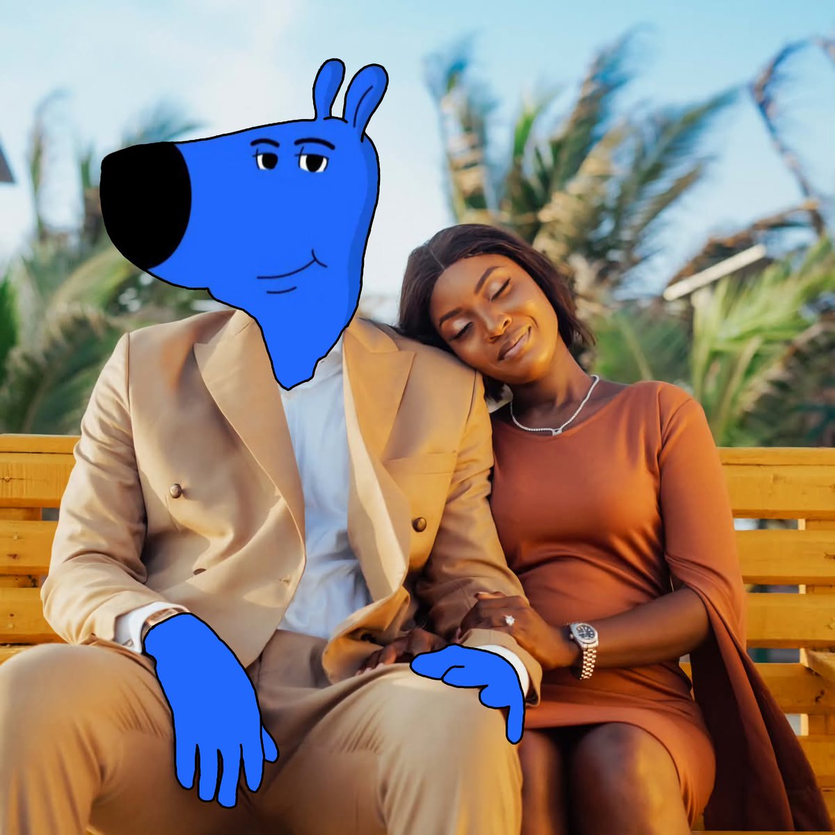 GomesHawki81507's tweet photo. @BasedGuyMeme Pre wedding photo of me and @ABasedGuyOnBase . I'm gonna take his last name😍😍
#BasedGuyPhotoMemeContest
#based
@BasedGuyMeme
@base @jessepollak https://t.co/AtVWdMIxbh