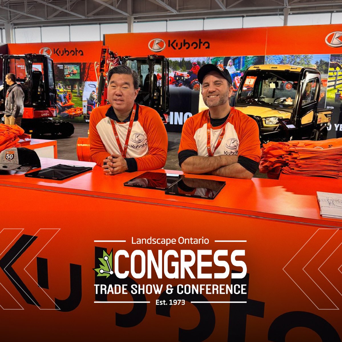 We had an incredible time connecting with landscaping professionals and showcasing Kubota’s innovative equipment at @LOCongress2025. Thank you to everyone who stopped by our booth! #LOCongress2025 #LandscapeOntario