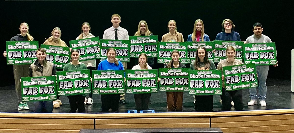 cmisdfoundation's tweet photo. Congratulations Class of 2025 Fab Foxes!
Aubrey Colwell 
Taylor Allen
Jaxon Berryhill
Harris Bethea
Lilly McCormack
Denim Crow
Brennan Baker
Sam Adams
Diego Hinojosa Garcia
Jacob Morel
Ava Manley
Jacee Morel
Lexie Davis
Sydney Scribner
Jessica Jenkins
Shelby Pullen
Faith Rogers https://t.co/doQnlQrGRb