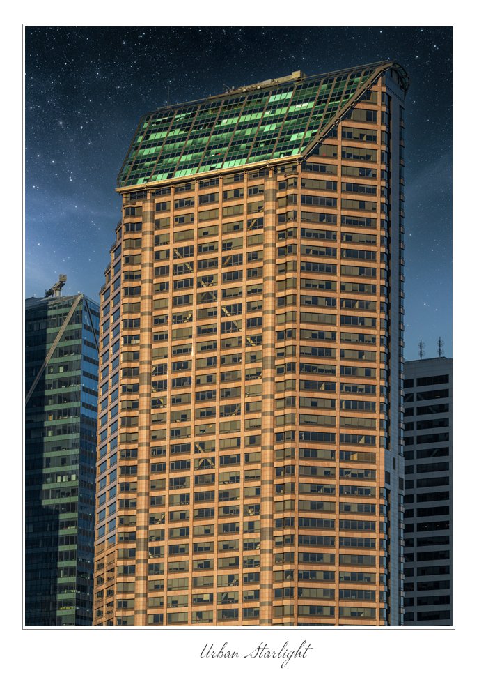 Urban Starlight by Louis Ruth Photography
This image is part of my ＂Cosmos Series". Seattle stunning architecture with a twilight starry night sky. Colors with pop and detailed architecture.
-
#photograph #seattlearchitecture #louisruthphotography #urbanphotos #cityscapes