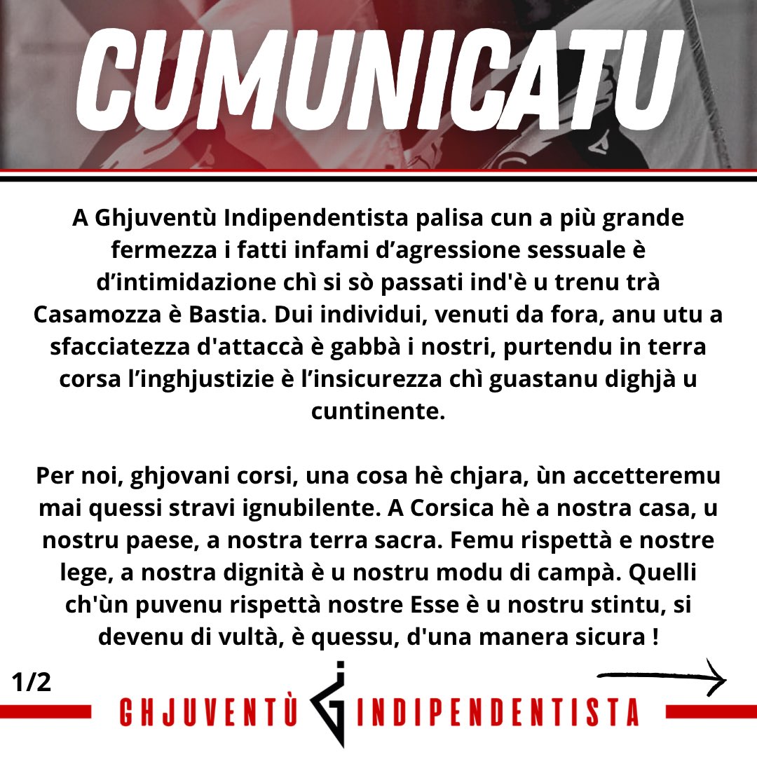 Ghjuventù Indipendentista tweet media