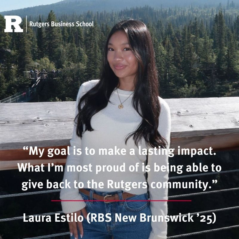 RutgersBSchool's tweet photo. #RBSProgramSpotlight For RBS New Brunswick senior student double majoring in marketing and BAIT Laura Estilo, being part of the Road to Consulting 📓Program (RTC) as co-director means "supporting students in meaningful ways." Learn more about her journey.
https://t.co/MuH7FFPelK https://t.co/OGYqpGTCyA