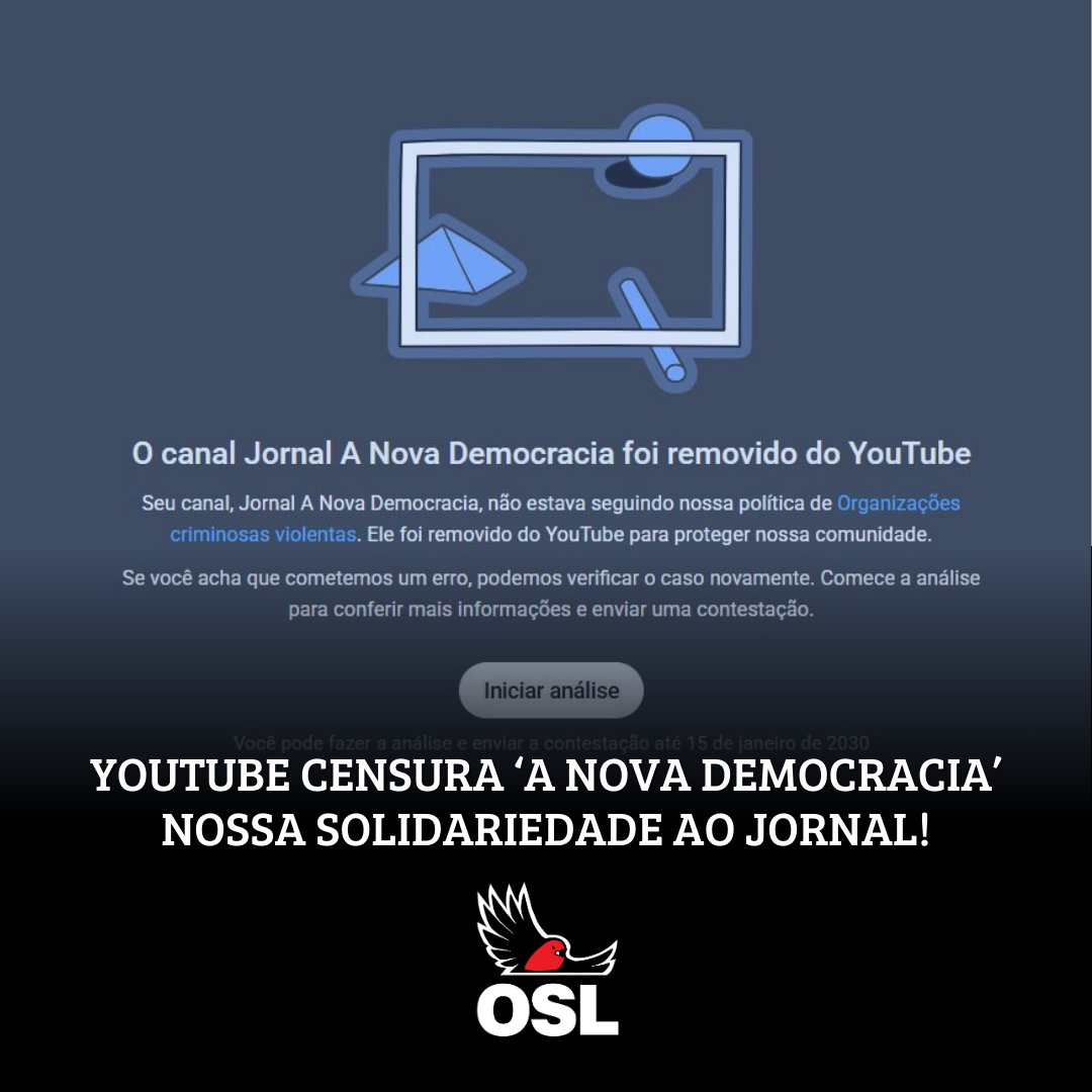 Organização Socialista Libertária tweet media