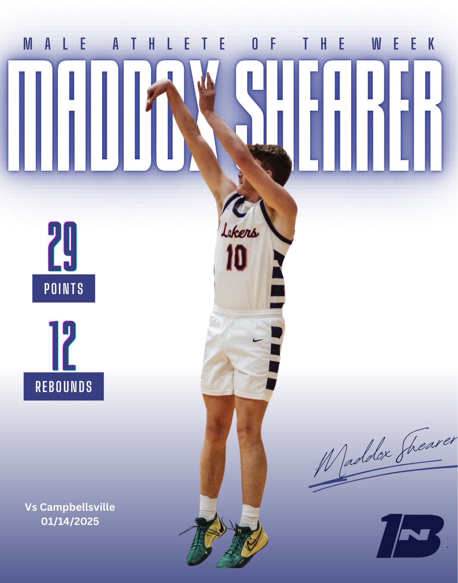 FNBRS_'s tweet photo. First National Bank would like to congratulate Maddox Shearer for being selected as the Male Athlete of the Week! This past week, the Lakers took on Campbellsville. In the win, he had 29 points and grabbed 12 rebounds! Congratulations, Maddox! 

FNB is Laker Proud! ⚓️🏀 https://t.co/I1i9AD9RRM