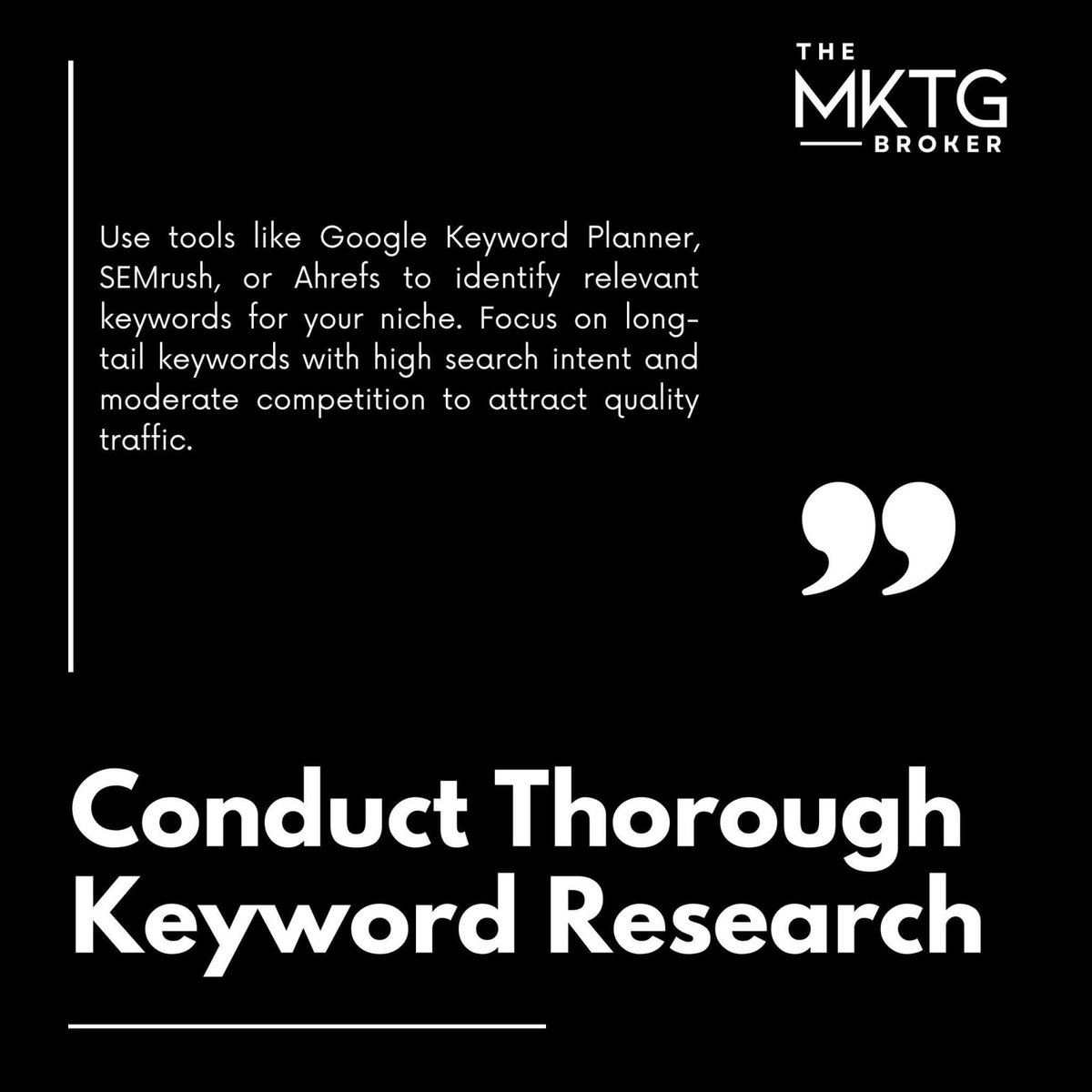 🌟 5 Essential SEO Tips for Better Rankings 🌟

1️⃣ Keyword Research
2️⃣ Optimize On-Page Elements
3️⃣ Create High-Quality Content 
4️⃣ Mobile and Speed Optimization
5️⃣ Build Quality Backlinks