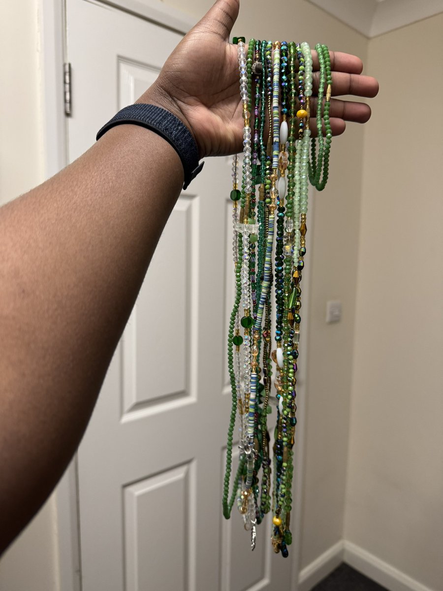 look what came in from my girl <a href="/GLOW__GIRL/">WAISTBEADS BY GLOW GIRL</a> ! and i got freebies as well🙂‍↕️💚