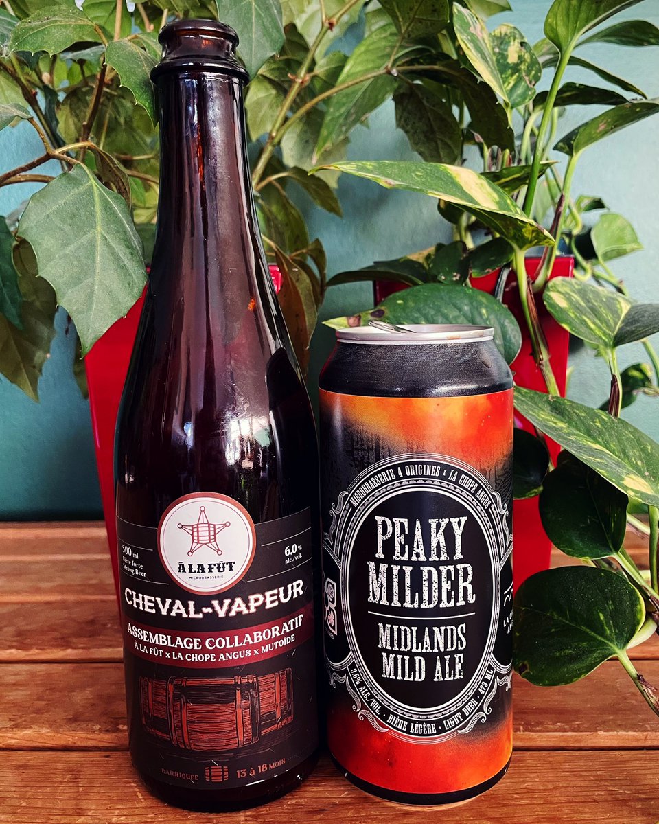 MojoRisenJam's tweet photo. Allô🍻
Voici les 2 bières que nous avons présentées vendredi dernier sur #Twitch

There are the 2 craft beers we reviewed on last friday stream! 

#assemblage #barriquee #montreal #sainttite #mildale #microbrasserie #craftbeer https://t.co/c67RP9R383