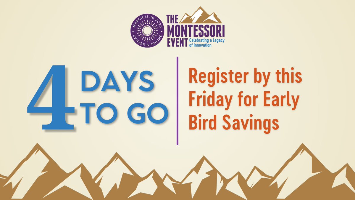 American Montessori Society tweet media