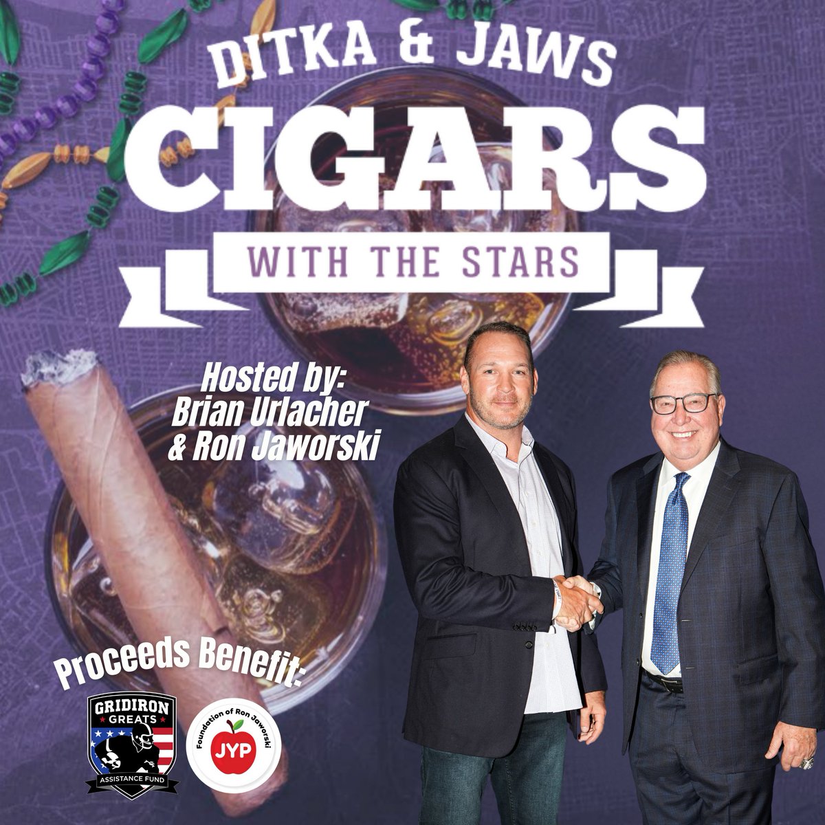 GridironGreats (@gridiron_greats) on Twitter photo Less than 2 weeks until the 2025 Ditka & Jaws Cigars with the Stars! ๐โจ Donโt miss an incredible night of cigars, celebs, and giving back to <a href="/JawsYouthPlay/">Ron Jaworski's Foundation, Jaws Youth Playbook</a> & <a href="/Gridiron_Greats/">GridironGreats</a> Assistance Fund. <a href="/DitkaJawsCigars/">Ditka-Jaws Super Bowl Party New Orleans</a>
Get your tickets now: DitkaJaws2025.eventbrite.com Less than 2 weeks until the 2025 Ditka & Jaws Cigars with the Stars! ๐โจ Donโt miss an incredible night of cigars, celebs, and giving back to <a href="/JawsYouthPlay/">Ron Jaworski's Foundation, Jaws Youth Playbook</a> & <a href="/Gridiron_Greats/">GridironGreats</a> Assistance Fund. <a href="/DitkaJawsCigars/">Ditka-Jaws Super Bowl Party New Orleans</a>
Get your tickets now: DitkaJaws2025.eventbrite.com