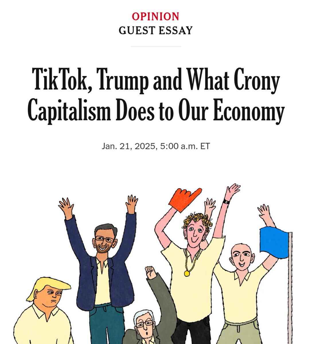 Vinay Prasad MD MPH (@vprasadmdmph) on Twitter photo I am curious why the <a href="/nytimes/">The New York Times</a> never called it crony capitalism when Biden bought 10 billion in Paxlovid with NO + RCTs in vaccinated people. When Biden pushed 3+ boosters with NO randomized data. They spent billions on Pfizer and Moderna and cozied w Bourla. I am curious why the <a href="/nytimes/">The New York Times</a> never called it crony capitalism when Biden bought 10 billion in Paxlovid with NO + RCTs in vaccinated people. When Biden pushed 3+ boosters with NO randomized data. They spent billions on Pfizer and Moderna and cozied w Bourla.